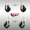 Service Caster 4 Inch 316SS Soft Rubber Wheel Swivel 3/8 Inch Threaded Stem Caster Brakes, 2PK SCC-SS316TS20S414-SRS-381615-2-TLB-2 - alternate 4